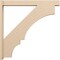 Ekena Millwork 5 1/2-in W x 42-in D x 42-in H Balboa Block Rough Cedar Woodgrain TimberThane Outlooker, Primed Tan OUTUR055X42X42BOA44RCPR - alternate 3